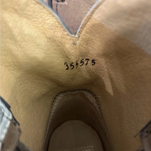 Fyre Women's Leather Boots Size 7B Grey Brown Color Made In Mexico - Picture 7 of 8